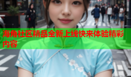 海角社区精品全新上线快来体验精彩内容