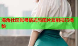 海角社区账号格式与图片复制技巧揭秘