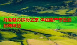 海角魅影探秘之旅 体验国产专区的独特风情