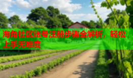 海角社区账号注册步骤全解析，轻松上手无难度