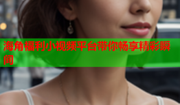 海角福利小视频平台带你畅享精彩瞬间
