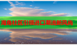 海角社区引领进口潮流新风尚
