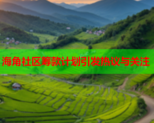 海角社区筹款计划引发热议与关注